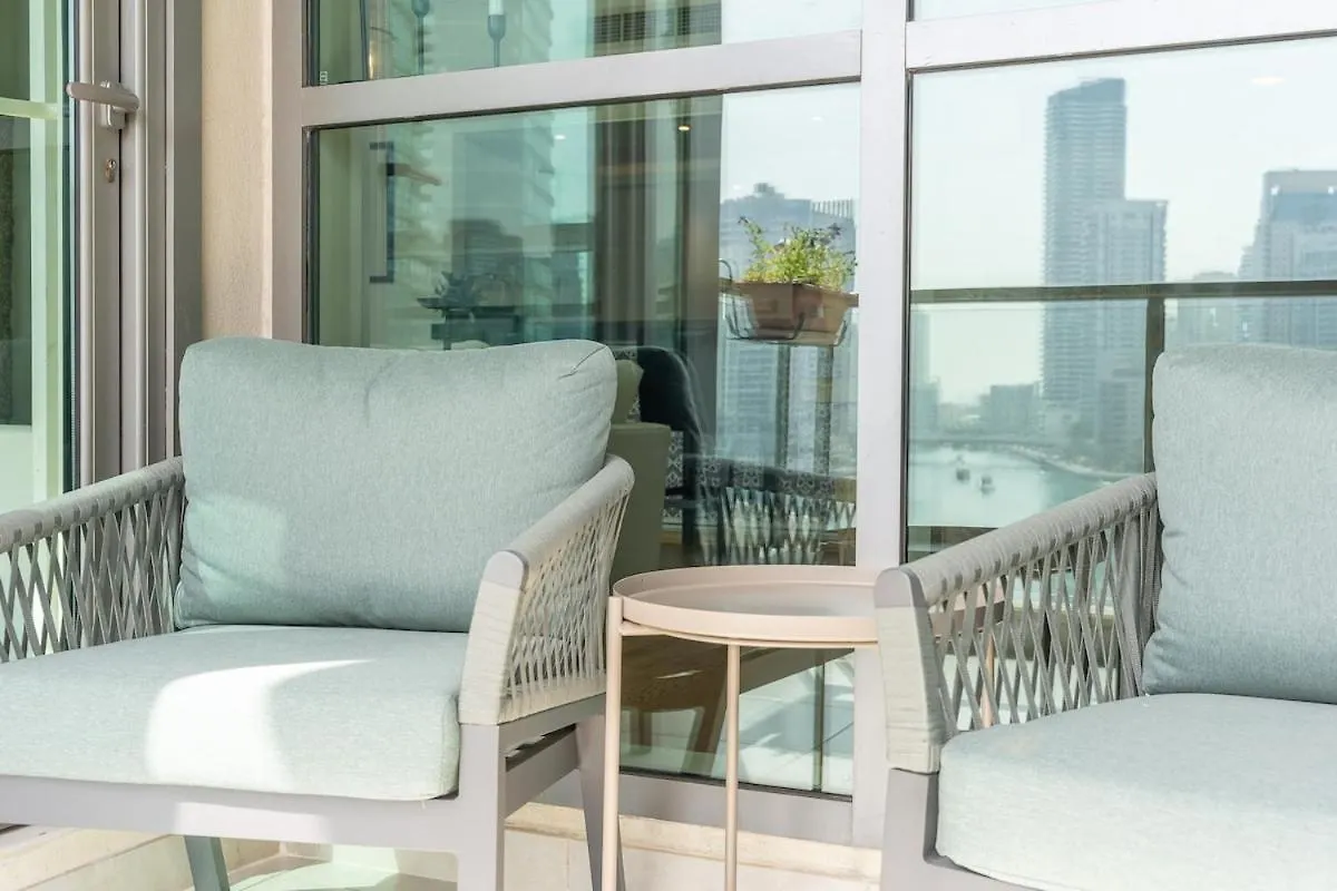 Marina Oasis Cozy 1-Bed Flat With Stunning Views Lägenhet Dubai Förenade Arabemiraten