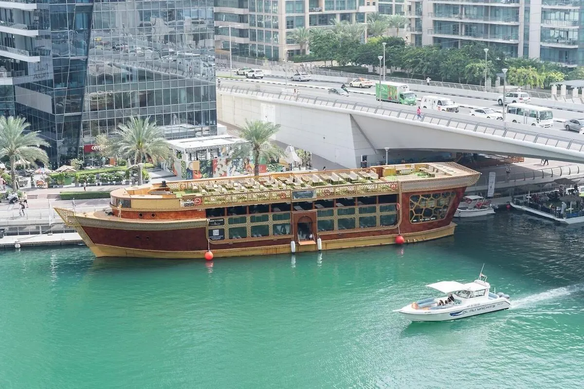 Marina Oasis Cozy 1-Bed Flat With Stunning Views Lägenhet Dubai 0*,