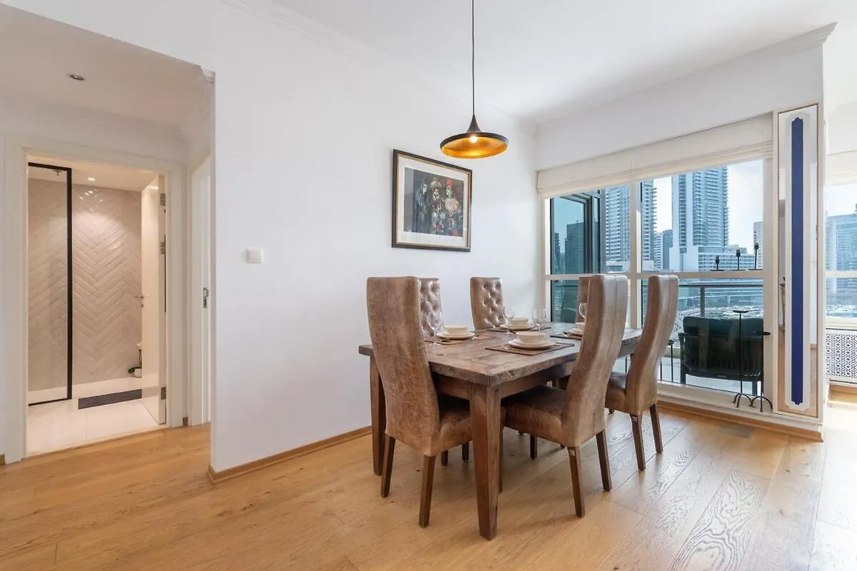 Marina Oasis Cozy 1-Bed Flat With Stunning Views Lägenhet Dubai 0*,